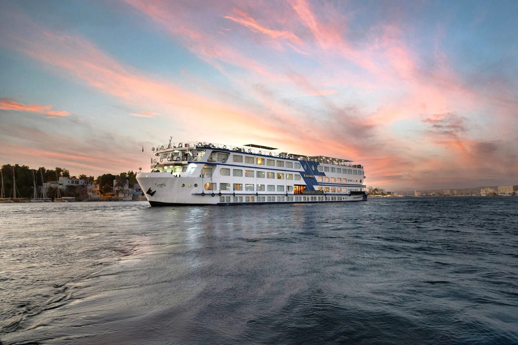 Exterior view of the Radamis II Nile Cruise Nile cruise ship